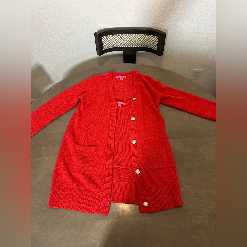 Lilly Pulitzer Red Blazer